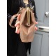 Layla Zipped Clip Lock Handbag Brown